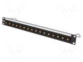 Coupler; patch panel; BNC socket,both sides; 75Ω; FT; rack; screw CLIFF CP30186