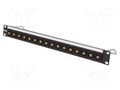 Coupler; patch panel; BNC socket,both sides; 75Ω; FT; rack; screw CLIFF CP30186