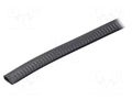 Hole and edge shield; PVC; L: 10m; black; H: 17mm; W: 10mm RST ROZTOCZE UT-4.6-10M