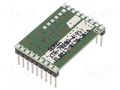 Module: RF; FM transceiver; FM,FSK; 434MHz; RS232; -100dBm; 3VDC AUREL XTR-7020A-4