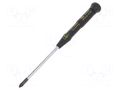 Screwdriver: precision; Pozidriv®; PZ1; ESD; Xonic ESD C.K CK-T4875X-ESD-1