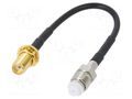 Cable; 100mm; FME female,SMA female; straight JC Antenna AD.ANT.012