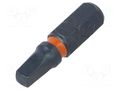 Screwdriver bit; Robertson; RB3; Overall len: 25mm C.K CK-T4560-ROB3