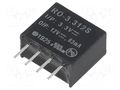 Converter: DC/DC; 1W; Uin: 2.97÷3.63VDC; Uout: 12VDC; Iout: 83mA RECOM RO-3.312S
