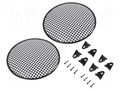 Loudspeaker grille; 12" 4CARMEDIA GRILL1120-BK