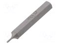 Screwdriver bit; hex key; HEX 0.7mm; Socket size: 4mm; MICRO WIHA WIHA.40614