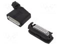 Connector: HDC; male + female; PIN: 16; 16A; 250V; HDC; 16+PE; M25 PHOENIX CONTACT HCEVOA16PTBWSHHM25