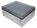 Enclosure: wall mounting; X: 400mm; Y: 500mm; Z: 200mm; CAB; grey FIBOX CABPC504020T
