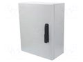 Enclosure: wall mounting; X: 400mm; Y: 500mm; Z: 210mm; ARCA; grey FIBOX ARCA504021S