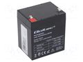 Re-battery: acid-lead; 12V; 4.5Ah; AGM; maintenance-free QOLTEC ACCU-HP4.5-12/Q