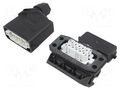 Connector: HDC; male + female; PIN: 10; 16A; 250V; HDC; 10+PE; M20 PHOENIX CONTACT HCEVOA10PTBWSCHHM2