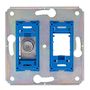 EDC2000 C Modulaire coax socket incl. white cover plate 695020783