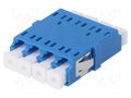 Connector: fiber optic; socket,coupler; single mode  (SM),quad FIBRAIN A001-LC-4X-2128