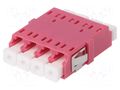 Connector: fiber optic; socket,coupler; quad,multi mode (MM); LC FIBRAIN A001-LC-4X-2178