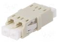 Connector: fiber optic; socket,coupler; duplex,multi mode (MM) FIBRAIN A001-LC-DX-2158