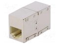 Coupler; coupler; Cat: 6; shielded; Layout: 8p8c; RJ45 socket x2 LOGILINK LOG-NP0058