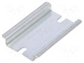 DIN rail; steel; zinc; L: 50mm; W: 35mm; TS35; MNX FIBOX MIV5
