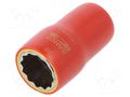 Socket; 12-angles,insulated,socket spanner; 20mm; 1/2"; 1kV BAHCO SA.7800DMV-20