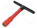 Wrench; insulated,socket spanner; HEX 21mm; tool steel; L: 200mm BAHCO SA.28MV-21