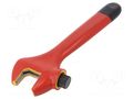 Wrench; insulated,adjustable; tool steel; for electricians; 1kV BAHCO SA.8073VLT