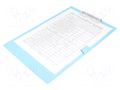 Clipboard; ESD; A4; 1pcs; Application: for storing documents; PVC ANTISTAT ATS-105-0006