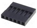 Connector: pin strips; plug; female; PIN: 6; MTE; for cable; 2.54mm ADAM TECH MTE-06