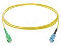 Fiber patch cord; SC/APC,SC/UPC; 5m; Optical fiber: 9/125um; Gold FIBRAIN FIBRAIN-PATCH-007