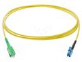 Fiber patch cord; LC/UPC,SC/APC; 1m; Optical fiber: 9/125um; Gold FIBRAIN FIBRAIN-PATCH-019