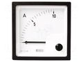 Ammeter; on panel; I DC: 0÷20A; Class: 1.5; 96x96mm CROMPTON - TE CONNECTIVITY E244-01A-G-23