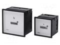 Meter: counter; on panel; analogue,mounting; 6÷30V; 96x96mm CROMPTON - TE CONNECTIVITY M244-157-G