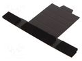 Box with foam; ESD; 90x30x15mm; cardboards; black ANTISTAT ATS-027-0020