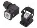 Connector: HDC; male + female; PIN: 4; 10A; 230V; HDC; 3+PE; M20 PHOENIX CONTACT HCSTAA03PTBWSHSM2