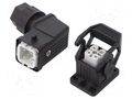 Connector: HDC; male + female; PIN: 4; 10A; 230V; HDC; 3+PE; M20 PHOENIX CONTACT HCSTAA03PTBWSHSM2