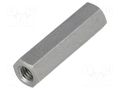 Screwed spacer sleeve; 30mm; Int.thread: M5; hexagonal DREMEC TFF-M5X30/DR148
