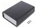 Enclosure: with panel; PCB is fastened in guides; EURO 93; ABS TEKO 932.9