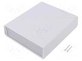 Enclosure: with panel; PCB is fastened in guides; EURO 93; ABS TEKO 935.5