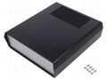 Enclosure: with panel; vented,PCB is fastened in guides; AUS TEKO AUS-12.9