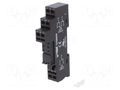 Socket; PIN: 8; 10A; 300VAC; for DIN rail mounting; spring clamps RELPOL GZMB80