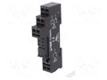 Socket; PIN: 8; 10A; 300VAC; for DIN rail mounting; spring clamps RELPOL GZMB80