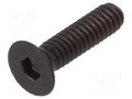 Screw; M2x8; 0.4; Head: countersunk; hex key; HEX 1.3mm; steel BOSSARD B2X8/BN20