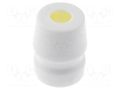 Strain relief; Jack connectors,XLR connectors; white AMPHENOL AC-GROMMET-WHT