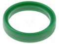 Marker; XLR connectors; green AMPHENOL AC-RING-GRN