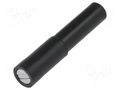 Adapter; 12A; 60VDC; 30VAC; black; Socket size: 4mm; L: 35mm ELECTRO-PJP PJPADAMAGNETD7F4-N
