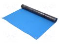 Mat: bench; ESD; blue; L: 1.2m; Width: 0.6m; Thick: 2mm; 180°C ANTISTAT ATS-082-0028F