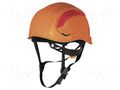 Protective helmet; adjustable,vented,with 3-point chin strap DELTA PLUS DEL-GRAWIORFL