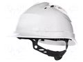 Protective helmet; adjustable; Size: 53÷63mm; white; QUARTZ UP IV DELTA PLUS DEL-QUARUP4BC