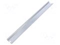 DIN rail; steel; zinc; L: 340mm; W: 35mm; TS35 FIBOX ARH1636
