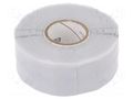 Tape: self-amalgamating; grey; 25mm; L: 9.15m; Thk: 0.3mm; max.180°C 3M SCOTCH-70-25