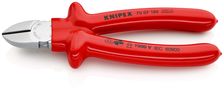 KNIPEX 70 07 180 Diagonal Cutter with dipped insulation, VDE-tested chrome-plated 180 mm 70 07 180 4003773018179