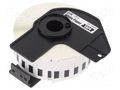 Label; 29mm; 30.48m; white; Character colour: black; self-adhesive BROTHER BR-DK22210